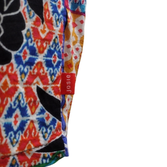 JOSIE Floral Rayon Kimono Wrap SIZE S - Picture 10 of 11